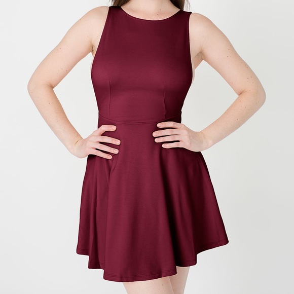American Apparel Backless Skater Dress - Picture 4 of 6